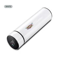 Smart Insulation Cup Car Thermos Mug Water Bottle Auto Accessories For Cadillac Escalade CTS ATS SRX STS XT5 XT4 XT6 XTS CT4 balta