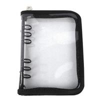 Sticker Organizer Binder Clear Zippered A5/A6 Sticker Storage Holder Reusable Album Sticker Collection Book for Adult A6