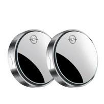 New 2 Pcs Car Suction Cup Mount Auxiliary Rearview Mirror For Opel OPC Astra Insignia Mokka Zafira Corsa Vectra C D Antara Car