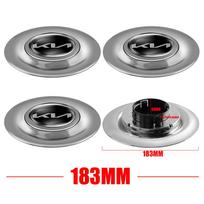 4PCS Car Wheel Center Caps Hub Covers Badge For KIA Stinger Sportage Ceed Optima Rio Picanto Sonet Cerato Soul Sorento Niro Ray sidabras