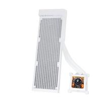 LIANLI HydroShift LCD 360 No Fan AIO Liquid Cooling Kit, Fanless Model, White, Side Mount Design, 2.88  IPS Screen, LL-HS-LCD-360-N-WT, Authorized