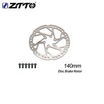 ZTTO 2.3mm Thicken MTB Road E-bike Bicycle Disc Brake Rotor Stainless Steel 140/160/180/203/220mm 6 Bolts Hub Mount Bike Parts 140mm
