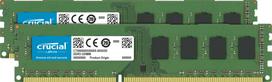 Crucial (Micron) Desktop PC Memory, PC3L-12800 (DDR3L-1600), 8GB x 2, 1.35V1.5V compatible, CL11 240pin, CT2K102464BD160B