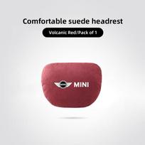Keychain High-quality Leather Car Seat Headrest Memory Foam Comfort Neck Pillow For Mini Cooper One JCW F54 F55 F56 F57 F60 R55