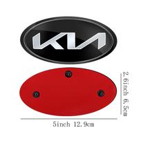 1Pc Car Front Hood Emblem Rear Trunk Badge Sticker Auto Accessories For KIA Sportage Ceed Sorento Cerato Optima Picanto Rio Soul