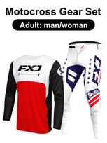 motocross gear set Enduro cross Jersey Pant Kits Racer Gear Set Off-road Mens Kits Women's mountain Downhill Motorcycle MX M-32