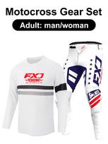 motocross gear set Enduro cross Jersey Pant Kits Racer Gear Set Off-road Mens Kits Women's mountain Downhill Motorcycle MX L-34