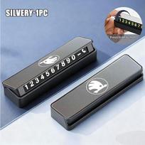 Car Temporary Parking Telephone Sign Phone Number Plate For Skoda Rapid Octavia Derivative Enyaq-iV VisionS Yeti Scala