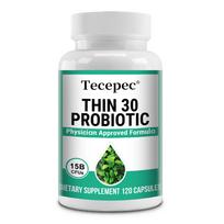Probiotic Supplement, With Prebiotic, Green Tea  Extract, Apple Cider Vinegar, 120 Capsules 120 Capsules