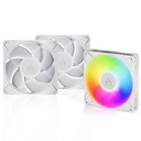 ARCTIC P14 Pro A-RGB (White) - 3 Pack - Powerful Premium Fan 140mm PWM Fan with Y-Cable Splitter 400-2500 RPM 0RPM 5%PWM 5V Digital RGB Fluid Dynamic