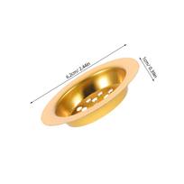 10Pcs Round Perforated Charcoal Disc Holder Cup Gold Tone Iron Incense Burner Insert for Oud Bakhoor Resin Incense Meditation