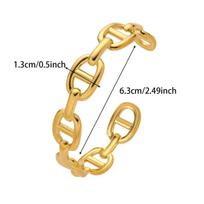 Simple Pig Nose Bracelet for Women - Stainless Steel Adjustable Chain, Dainty Personalized Jewelry for Daily Wear