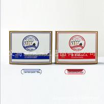 Guan Dan Gold Medal Waterproof PVC Poker Cards - Texas Hold'em Advertising Gift 120 mėlyna