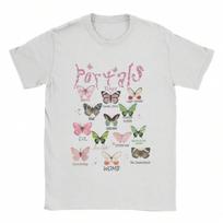 unisex T-Shirt Tour Butterflies Full Albums  Funny Tee Shirt Cotton T Shirt Round Neck Clothing Birthday Present S įvairiaspalvis