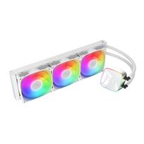 GEOMETRIC FUTURE 360mm Radiator All-in-One Liquid CPU Cooler Eskimo Junior NEON 36W with 91.3CFM Fan [Squama 2505], Mirror Micro Arc PC Top Cover,