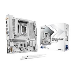 ASRock B860M Challenger WiFi White Motherboard, compatible with Intel Core Ultra CPUs (LGA1851), B860 Chipset, DDR5 Micro ATX Motherboard [Authorized