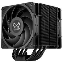 Scythe Mugen 6 Dual Fan Black Edition CPU Air Cooler, Supports Intel LGA1700, LGA1151, AMD AM5, AM4, 120mm, Single Tower, Aluminum Top Cover (Mugen 6