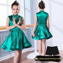 Girls' Latin Dance Competition & Practice Costumes 130