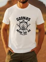 Vintage Unisex's Goonies Never Say Die Retro Pirate Skull & Crossbones Graphic T-Shirt S