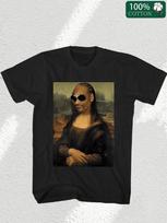 Mona Lisa Gangster Glasses, LeonaJIANo Da Vinci Essential Unisex T-Shirt S