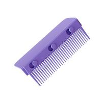 Flat Iron Comb Attachment Hair Straightener Comb Reusable Grip Comb Clip On Disassemble Washable Nimble Comb Hair Styling Tool violetinė