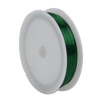 0.4Mm Color Fine Wire Direct Sales Diy Handmade Floral Raw Materials Wire 50 Meters/Roll dark green 50m / roll*5pcs