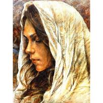 Diamond Embroidery Beauty Diamond Mosaic Diamond Painting Portrait Art Picture Decor Home 20X30CM
