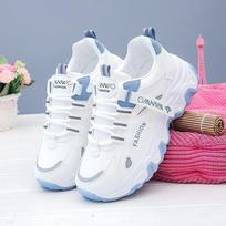 Korean Version Leather Daddy Women's Shoes  Spring and Autumn New Student Sports Shoes Women's Tide Increase Casual Shoes 35