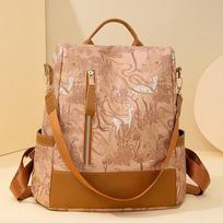 High-end Ladies' Backpack Large Capacity Women's Shoulder Bag Casual Simple Multi-functional Travel Backpack AVE 32x13x32cm ruda