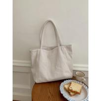 Large-capacity Tote Bag for Commuting Single-shoulder Hand-carry Casual Women's Bag smėlis