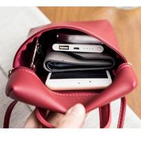 Mini Raktai Telefonai Monetos Pečių Krepšys PU Oda Messenger Bucket Krepšiai moterims Merginoms mėlyna