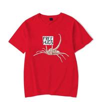 Free Hugs Funny Facehugger Aliens T-Shirt Harajuku T Shirt Comfortable Hip Hop Design Top T-Shirts S