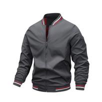Autumn Golf Men's Jacket Bomber Casual Windbreaker Jacket Coat High Quality Outwear Zipper Stand Collar Military Jacket M pilka spalva