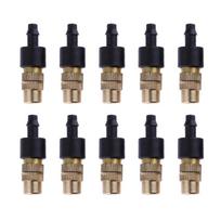 10-100Pcs Outdoor Misting Cooling System Garden Irrigation Watering 4/7PVC Atomizer Nozzles Adjustable Garden Sprinklers Head