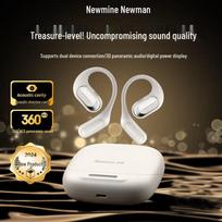 Newsmy Q10 Bone Conduction Wireless Bluetooth Sports Headset balta