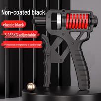 Adjustable Carbon Steel Finger Grip Strengthener for Hand Muscle Rehabilitation with Counter gray