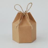 10/30/50pcs Hexagon Kraft Paper Home Valentine's Christmas Wedding Favor Gift Boxes Party Supplies Candy Box 10pc White
