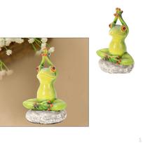 Creative resin Frog Figurines, Sitting Statue Sculpture Statue, Collectible Figurines 11x5x9.5CM