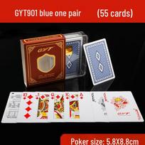 Jin Yi GYT Durable PVC Bridge Playing Cards - Double-Sided Matte Finish, Anti-Bend, Washable, Thickened and Wear-Resistant