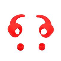 1Pair Silicone Ear Hook For Beats Studio Buds TWS Earphone Sports Cover Anti-lost Earhook Eartips Wireless Headphone Ear Tips raudona