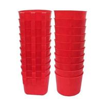 20pcs With Hook Chickens Rabbit Feeders Plastic Feeder Cage Cups  Chickens 20pcs