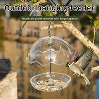 Wind And Rain Resistant Hanging Bird Feeder Outdoor Bird Feeding Station One Size