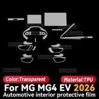 For MG MG4 EV 2026 Car Interior Protection Anti-Scratch TPU Film trument Center Control Navigation Screen Accessories Left rudder