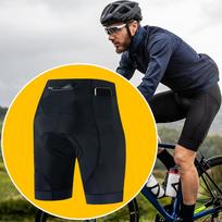 Padded Biking Shorts Riding Pants With 3 Pockets Motorcycle Underpants Cycle Wear Tights For Road And Mountain Biking L