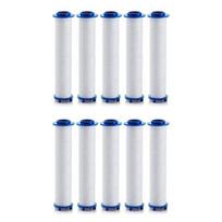 10/20 vnt vandens dušo galvutės filtras, reguliariai keičiamas gaivus dušo filtro šerdis, skirtas „Drivse“ turbo purkštuvui „Iondrops“ purkštuvui A 10 pcs white
