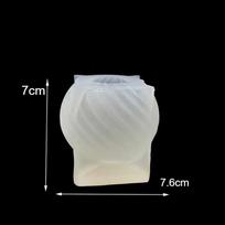 Christmas Tree Ball Candle Resin Silicone Mould - Reusable Round Craft Mould for DIY Holiday Decor Jewelry Making Handmade Gifts