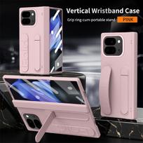 For Google Pixel 9 Pro Fold Swivel 180° Folding Wristband * Stand * Hinge 3-in-1 Full Lens Protection Drop Resistant Phone Case For Pixel 9 Pro Fold
