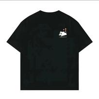 Summer Simpsons Officially Authorized The Simpsons with Homer Simpson and Two Characters Printed Unisexs Roundneck Pure Cotton S