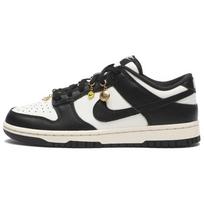 Nike Dunk Atsparūs dilimui žemi krepšinio/riedlenčių batai Moteriški Juodi Balti HQ7487-100 36.5