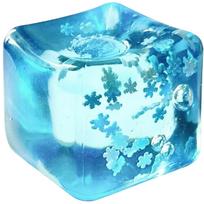 Reusable with Snowflake Pattern for Beverage Food Grade Material Square Shape for Home Bar Parties One Size